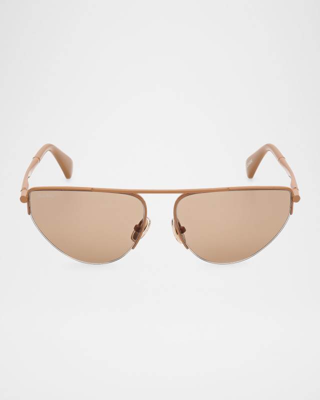 Metal Cat-Eye Sunglasses